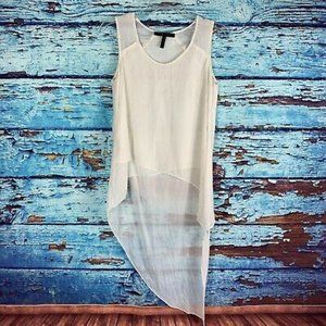 BCBH Maxa White Asymmetrical Top
